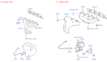 EXHAUST MANIFOLD (G4DJ)