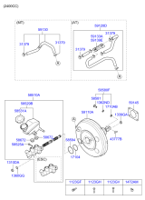 BRAKE MASTER CYLINDER & BOOSTER