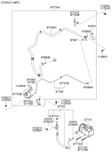 A/C SYSTEM - COOLER LINE, FRONT