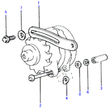 ALTERNATOR SUPPORT & MOUNTING