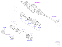 REAR AXLE DIFF CARRIER(FORWARD)