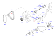 WATER PUMP (D6A*)