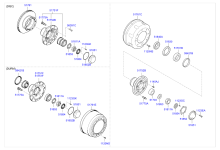 FRONT AXLE & HUB