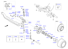 FRONT AXLE & HUB