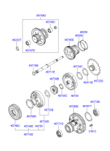 TRANSAXLE GEAR - AUTOMATIC