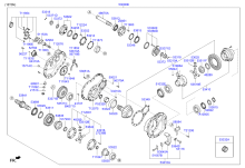 REAR AXLE DIFFERENTIALS (FORWARD)