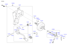 CLUTCH, BRAKE PEDAL & CAB PIPING