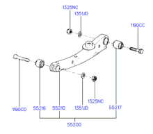 LOWER ARM - REAR SUSPENSION