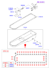 OIL PAN (D6CA*)