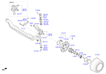 FRONT AXLE & HUB