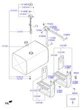 FUEL TANK & MOUNTINGS