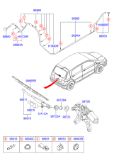 WINDOW WIPER - REAR