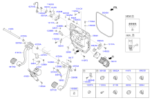 CLUTCH, BRAKE PEDAL & CAB PIPING