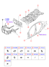 FLOOR ASSY - COMPLETE & ISOLATION PAD