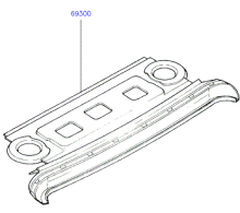 PANEL - REAR PACKAGE TRAY