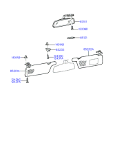 INSIDE REAR VIEW MIRROR & SUNVISOR