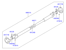 PTO DRIVE SHAFT (DUMP)