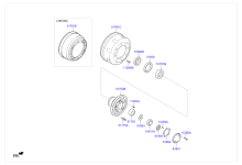 FRONT AXLE & HUB