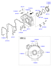 FLYWHEEL HOUSING (D6CA*)