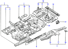 CENTRE & REAR FLOOR BODY