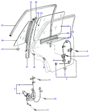 REAR DOOR WINDOW OPENING