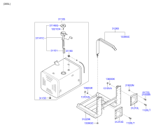 FUEL TANK & MOUNTINGS