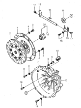 Ведомый диск и механизм сцепления