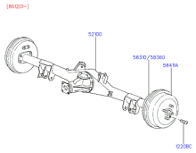 REAR AXLE & BRAKE