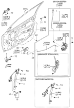 MECHANISM - FRONT DOOR