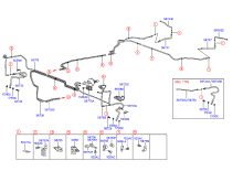 BRAKE FLUID LINES (-ABS)