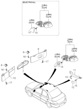 SUNVISOR & ASSIST HANDLE & MIRROR