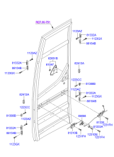 FRONT DOOR LOCKING SYSTEM (SWING)