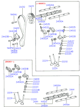 CAMSHAFT & VALVE (G4DJ)