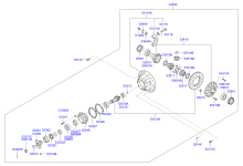 REAR AXLE DIFF CARRIER (REAR)