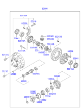 REAR AXLE DIFF CARRIER (REAR)