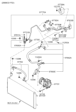 A/C SYSTEM - COOLER LINE, FRONT