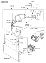 A/C SYSTEM - COOLER LINE, FRONT