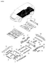 FLOOR ASSY - COMPLETE & ISOLATION PAD