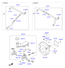 BRAKE MASTER CYLINDER & BOOSTER