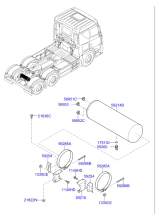 AIR TANK & MOUNTING BRACKET