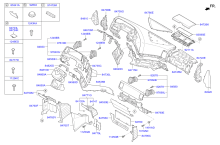 INSTRUMENT PANEL & RELATED PARTS