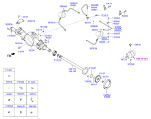 REAR AXLE HOUSING & SHAFT (FORWARD)