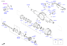 REAR AXLE HOUSING & HUB