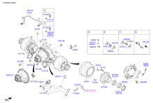 REAR AXLE HOUSING & HUB