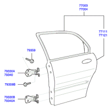 PANEL - REAR DOOR