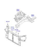 FENDER APRON & RAD SUPPORT PANEL