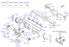 INSTRUMENT PANEL & RELATED PARTS