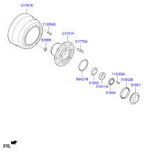 FRONT AXLE & HUB