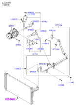 A/C SYSTEM - COOLER LINE, FRONT