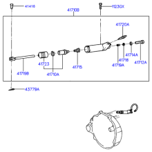 CLUTCH RELEASE CYLINDER (MTA)